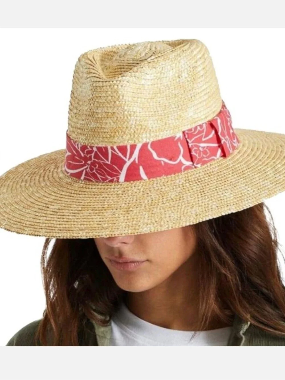 New!!! Brixton ✨️ Joanna Straw Women's Hat Size XS (56cm)